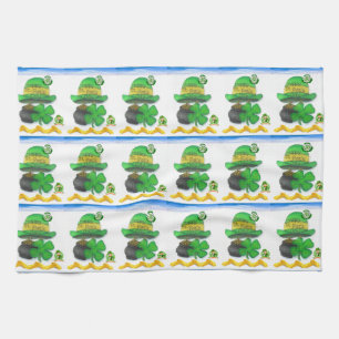 Saint Patrick's Day Kitchen Hand Towel