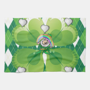 Saint Patrick's Day Kitchen Hand Towel