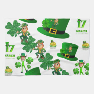 Saint Patrick's Day Kitchen Hand Towel