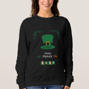 Saint Patricks Day Lucky Irish -Funny Lucky Irish Sweatshirt