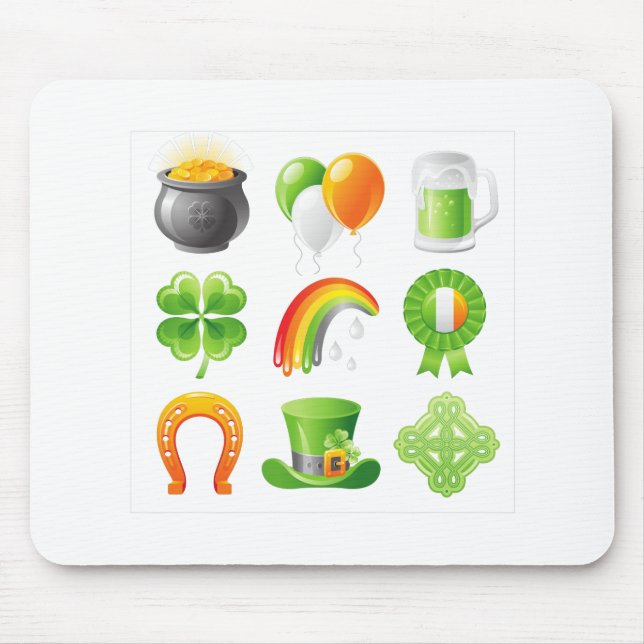saint patricks day mouse mat (Front)