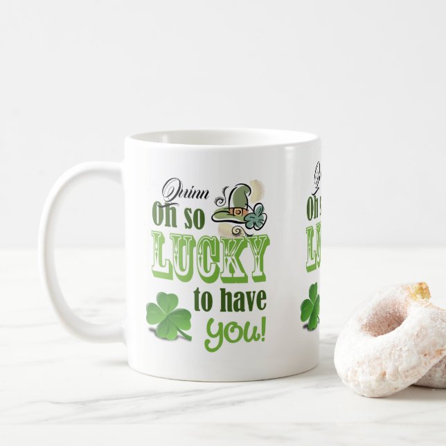 Saint Patrick's Day Mug (With Donut)