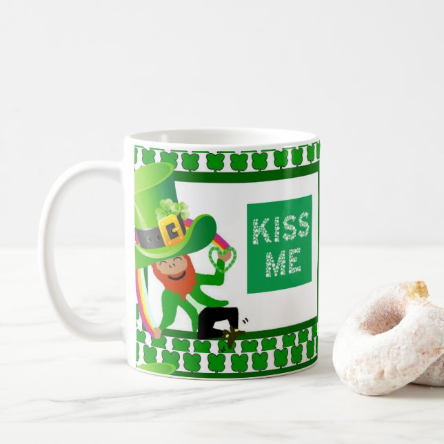 Saint Patrick's Day Mug (With Donut)