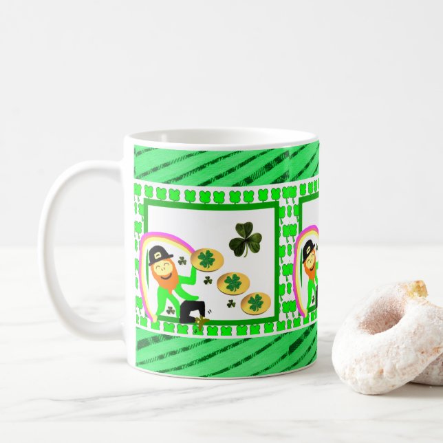 Saint Patrick's Day Mug (With Donut)