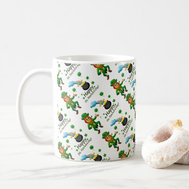 Saint Patrick's Day Mug (With Donut)