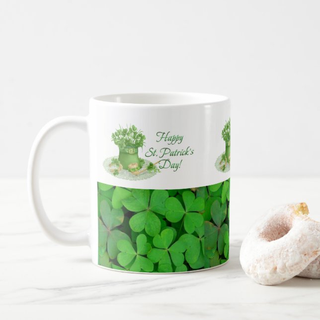 Saint Patrick's Day Mug (With Donut)