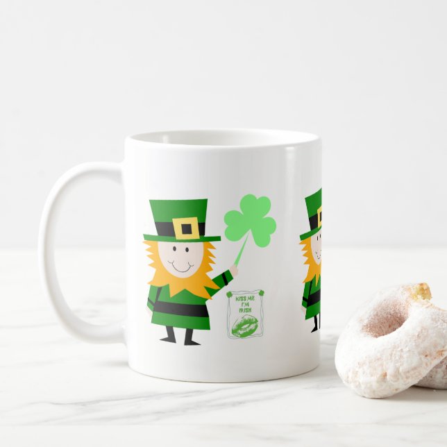 Saint Patrick's Day Mug (With Donut)