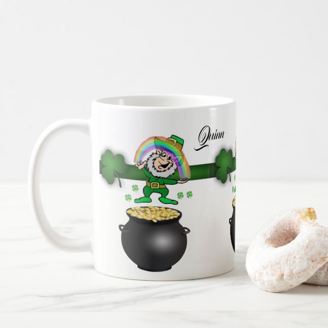 Saint Patrick's Day Mug (With Donut)