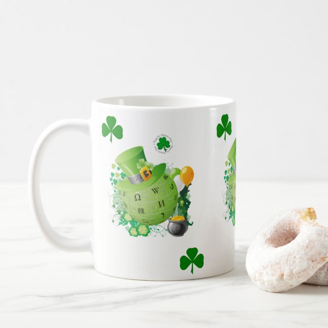 Saint Patrick's Day Mug (With Donut)