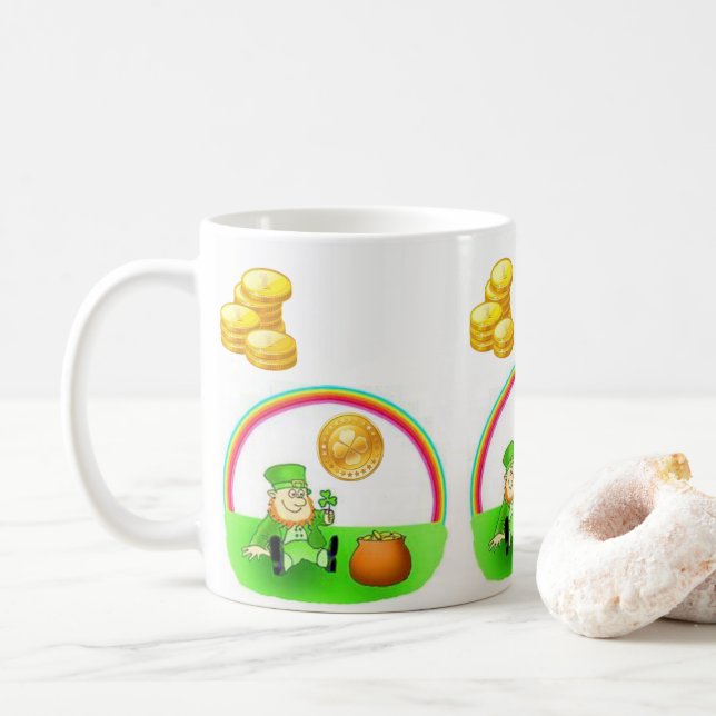 Saint Patrick's Day Mug (With Donut)