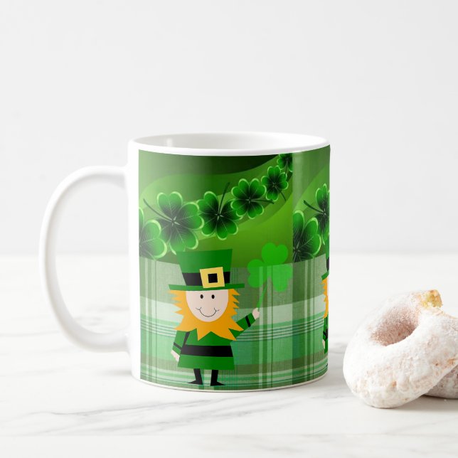 Saint Patrick's Day Mug (With Donut)
