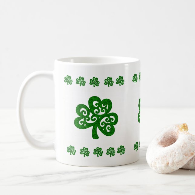 Saint Patrick's Day Mug (With Donut)