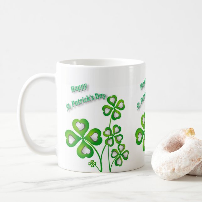 Saint Patrick's Day Mug (With Donut)