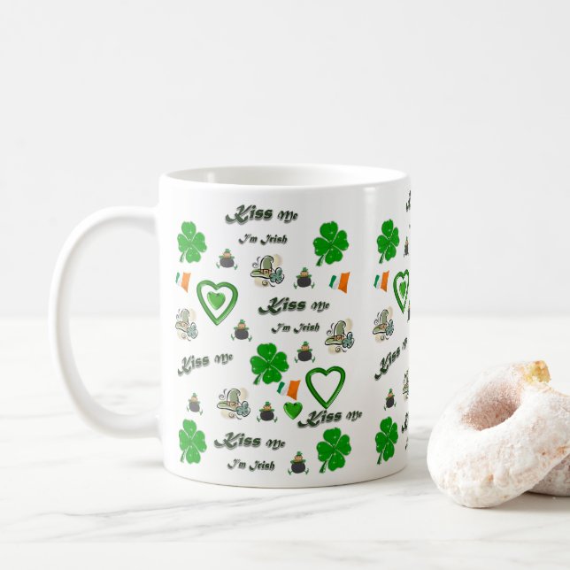 Saint Patrick's Day Mug (With Donut)