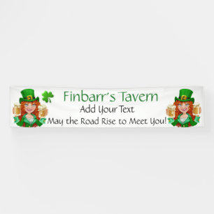 Saint Patrick's Day or Irish Business Banner