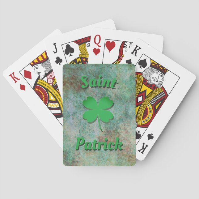 Saint Patrick's Day Playing Cards (Back)