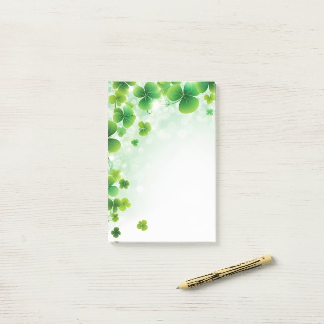 Saint Patrick's Day Post-it-Notes Post-it Notes (On Desk)