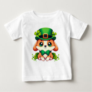 Saint Patricks' Day puppy Baby T-Shirt