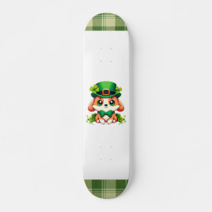 Saint Patricks' Day puppy Skateboard