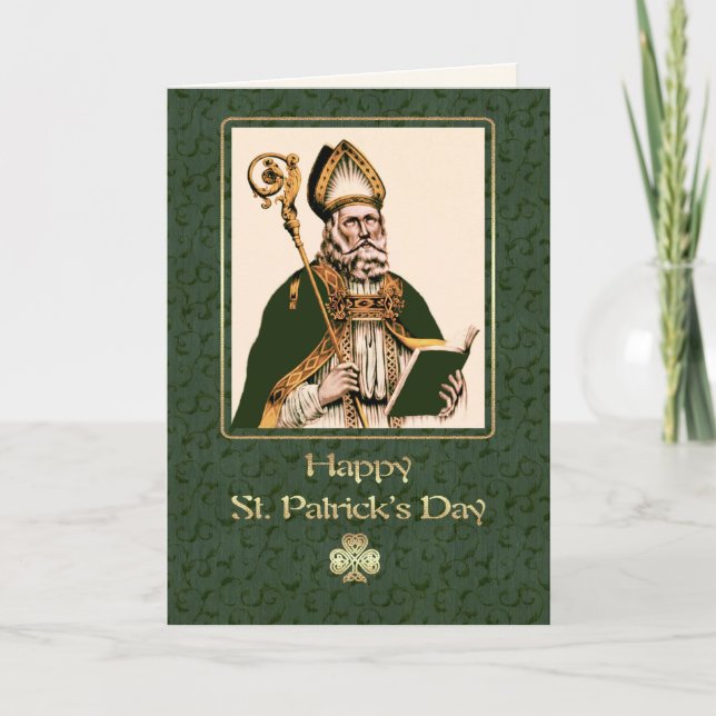 Saint Patrick's Day Religious  Card (Front)