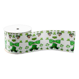Saint Patrick's Day Ribbon Grosgrain Ribbon
