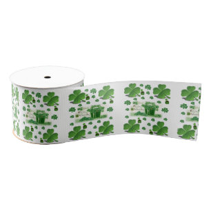 Saint Patrick's Day Ribbon Grosgrain Ribbon