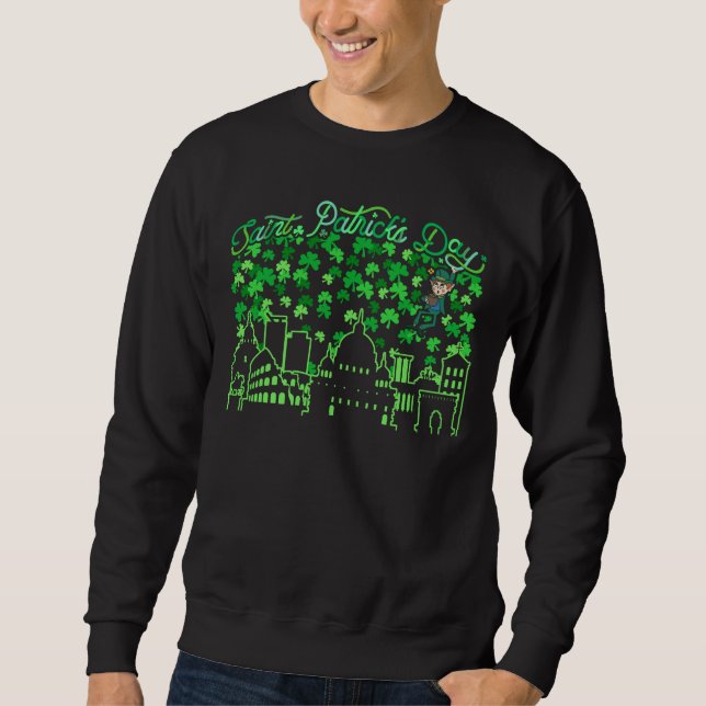 Saint Patrick's Day Rome Italy Sweatshirt (Front)