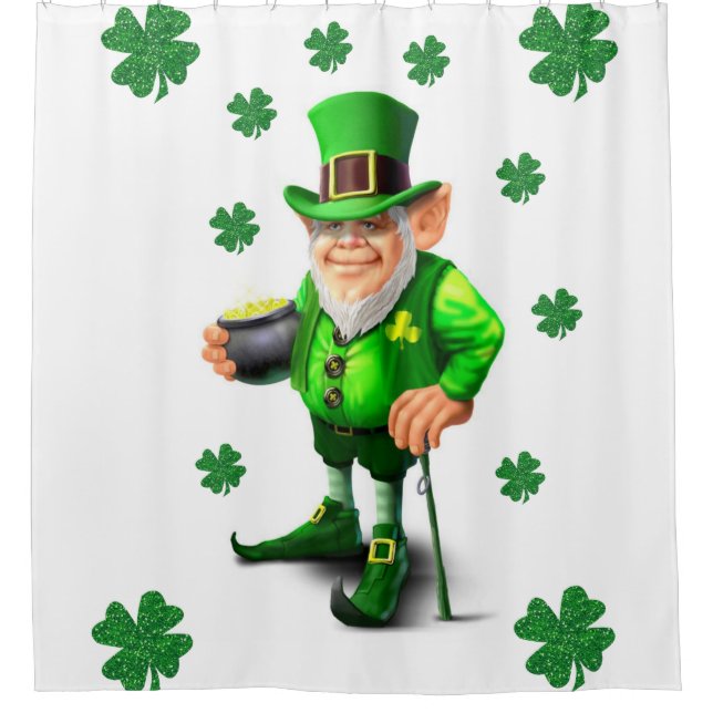 Saint Patrick's Day Showercurtain Shower Curtain (Front)