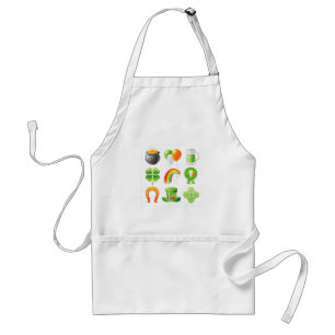 saint patricks day standard apron