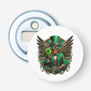 Saint Patrick's Day steampunk clover Bottle Opener