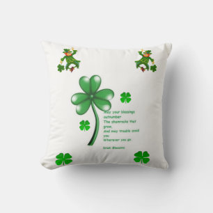 Saint Patrick's Day Throw Pillow