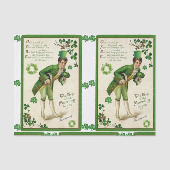 Saint Patrick's Day Tissue Paper (Front)