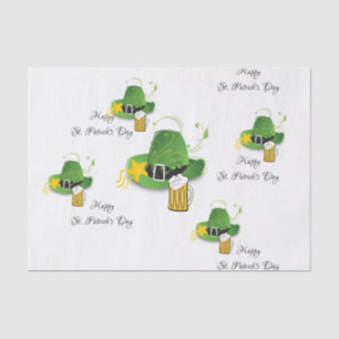 Saint Patrick's Day Tissue Paper Beer