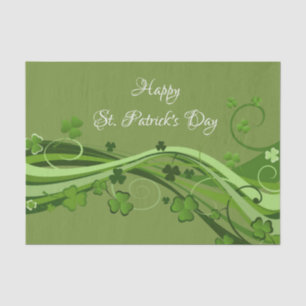 Saint Patrick's Day Tissue Paper Floral