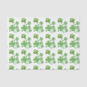 Saint Patrick's Day Tissue Paper Owl