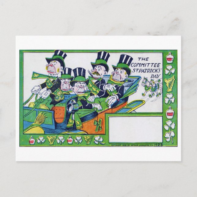 Saint Patrick's Day, Vintage Postcard (Front)