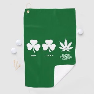 Saint Patricks Funny Party for Guys  Golf Towel