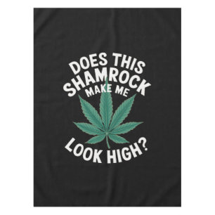 Saint Patricks Funny Party for Guys Great Parade Tablecloth