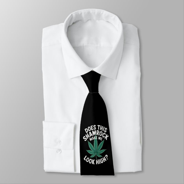 Saint Patricks Funny Party for Guys Great Parade  Tie (Tied)