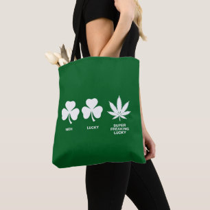 Saint Patricks Funny Party for Guys Tote Bag