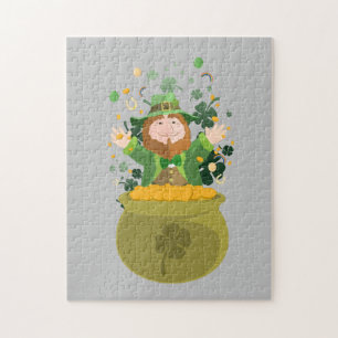 Saint Patrick's Leprechaun Jigsaw Puzzle