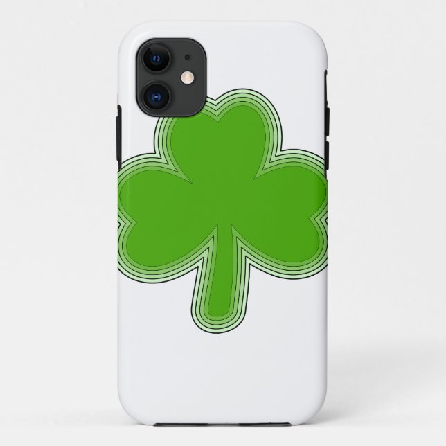 Saint Patrick's Shamrock Drawing Case-Mate iPhone Case (Back)