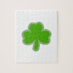 Saint Patrick's Shamrock Drawing Jigsaw Puzzle