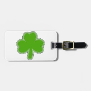 Saint Patrick's Shamrock Drawing Luggage Tag