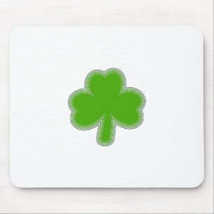 Saint Patrick's Shamrock Drawing Mouse Mat