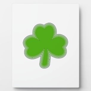 Saint Patrick's Shamrock Drawing Plaque