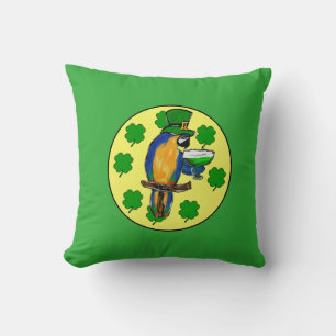 SAINT PATTY PARROT CUSHION