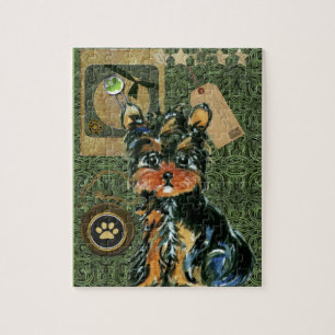 SAINT PATTY YORKIE POO JIGSAW PUZZLE