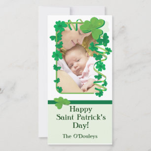 Saint Patty's Day Photo Card
