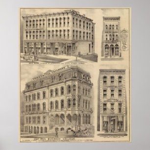 Saint Paul Business College, Minnesota Poster